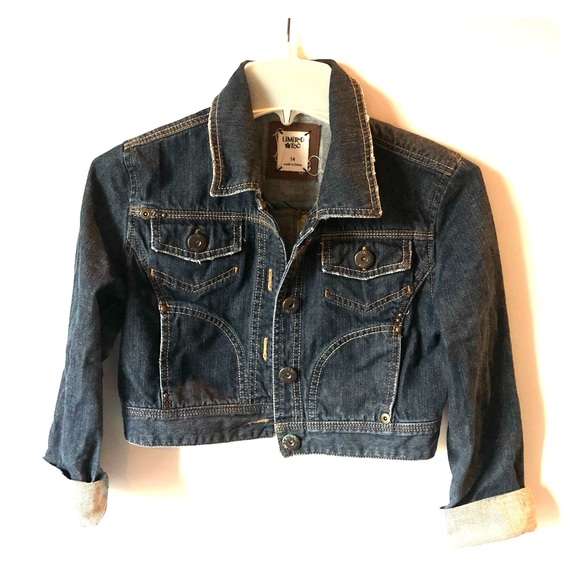Limited Too Other - LIMITED TOO Blue Distressed Denim Jeans JACKET 14